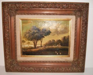 Henry D Ramirez Jr Argentina 19th Century Style Landscape Original Oil