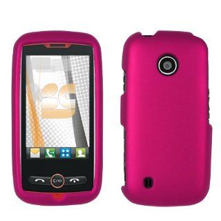 LG UN270 UN 270 Rose Pink Rubber Feel Snap On Cover Hard