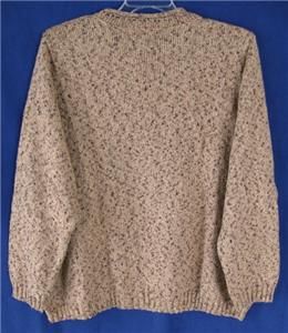 Coldwater Creek Marled Moose Soft Pullover Sweater