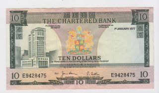 Hong Kong Ten Dollars 1977