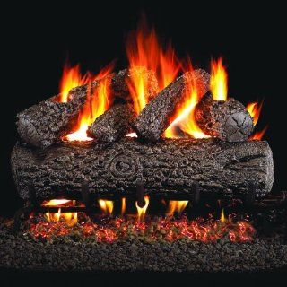 Peterson Real Fyre 24 inch Post Oak Log Set With Vented