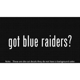 (2x) Got Blue Raiders Logo sticker vinyl decals