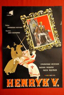 King Henry V of England Laurence Olivier 1944 Shakespeare Unique Yu