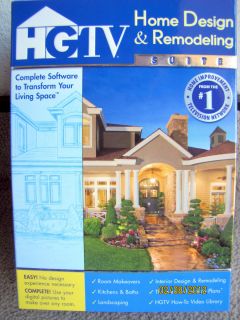 HGTV Home Design Remodeling Suite by Nova Development NIB