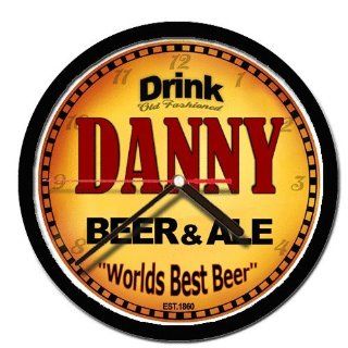 DANNY beer ale wall clock 