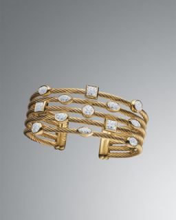 David Yurman Pave Diamond Confetti Five Row Bracelet   