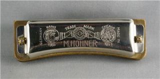 VINTAGE #213 1/2 HOHNER BAND HARMONICA WITH BOX