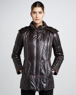 DKNY Hooded Puffer Coat   