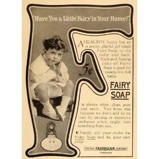 1913 Vintage Ad Fairy Soap Child Boy N. K. Fairbank Co