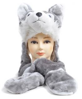 Hat imals Plush Animal Winter Hats with Paws (Collection
