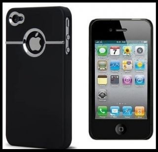 new hard case cover for apple iphone 4 4s black