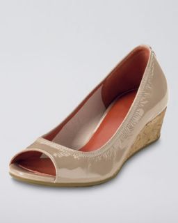  tali open toe wedge available in beet $ 158 00 cole haan air tali open