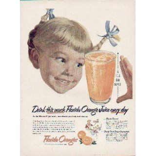Drink this much Florida Orange Juice every day 1952