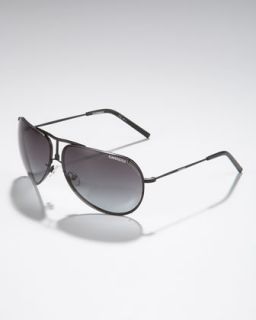 Carrera Metal Shield Sunglasses, Matte Black   Neiman Marcus