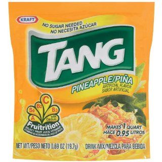 Tang Pineapple Powdered Drink Mix, 0.69 Ounce Packages (Pack of 60
