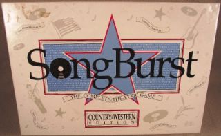 Songburst Game Country Western Edition EX Condition 100 Complete