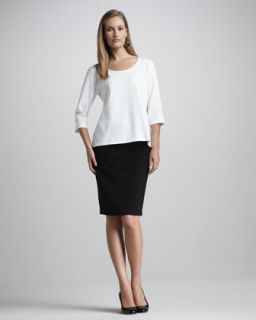  available in chocolate $ 188 00 eileen fisher ponte pencil skirt $ 188
