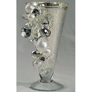 Clear and Frosted 6 Inch Decorative Grape Cluster Health