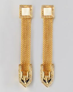  available in gold $ 190 00 rachel zoe snake chain drop earrings
