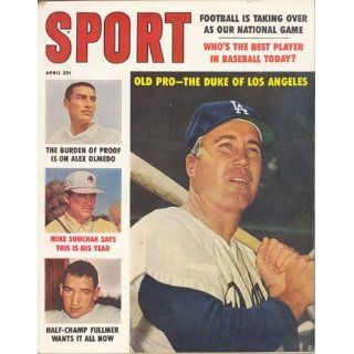 Duke Snider Magazine   Sport April 1960 L A Sports