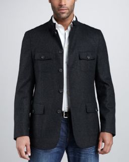 N1W0G Hugo Boss Flannel Field Jacket