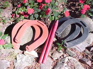 Vintage Sportcraft Rubber Horseshoe Toss Outdoor Game Collectible Toy