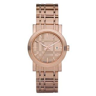 Burberry BU1866 Womens Rose Gold Tone Stainless Steel Watch Watches