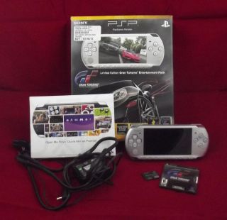 Sony PSP 3000 Gran Turismo Limited Edition Pack Mystic Silver Handheld