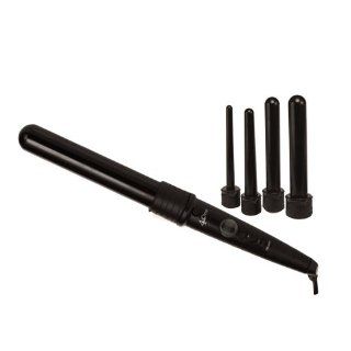 BELLEZZA 4 in One Curling Iron Set with Four Ceramic