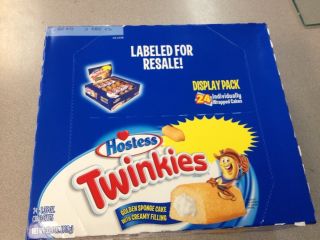 Hostess Twinkies 1 Box of 24 Labeled for Resale Fresh Best by 1 31 13