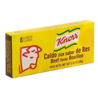 Knorr Boullion, Cubes, Beef Flavor 8 Count Boxes (Pack of 48) 
