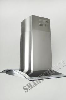  Wall Mount Stainless Steel Glass Range Hood S668A75 Stove Vents