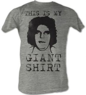 Andre The Giant T Shirt   Giant Shirt Wrestling Gray