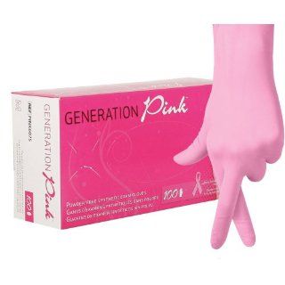 Pink Exam Glove LF/PF Vinyl Large, Generation Pink 100/Bx