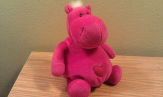  Hippo Plush Soft Stuffed Animal Hipp Hearts by Enesco NICI 7H