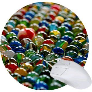Rikki Knight® Marbles 8 Round Mouse Pad Mousepad   Ideal