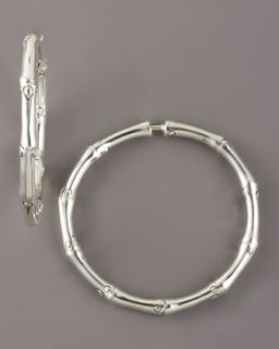  available in silver $ 295 00 john hardy bamboo hoop earrings $ 295