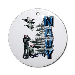 Ornament (Round) United States US Navy Defenders of