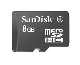 SanDisk Class4 8GB MicroSD Micro SDHC TF Flash Memory Card w SD MiniSD