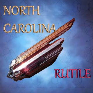 Red Rutile Crystal Hiddenite North Carolina Alexander County 6546S10