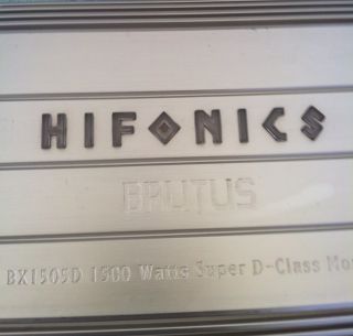  Hifonics Brutus BX 1505D Car Amplifier
