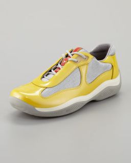  yellow available in yellow $ 420 00 prada america s cup sneaker yellow