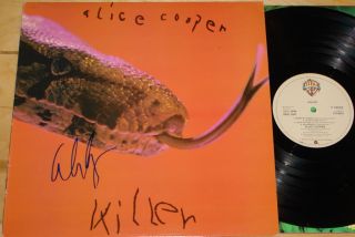   COOPER KILLERS VERY RARE GENUINE HAND SIGNED UK VINYL LP HEAVY METAL
