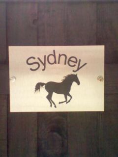 Horse Stable Door House Name Plaques Signs