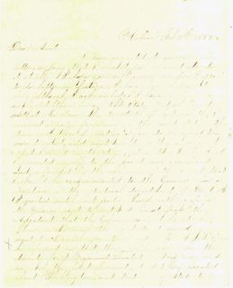 Hebron Connecticut Civil War Soldier Letter 1864