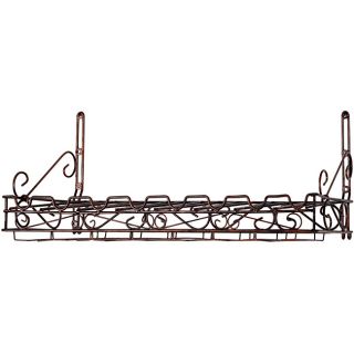Description This exquisite wine and glass rack by Concept Housewares