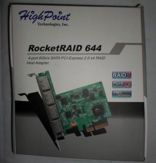 HighPoint RocketRAID 644 4 eSATA Port PCI Express 2 0 x4 SATA 6GB S