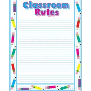 Chart Classroom Rules 17 X 21