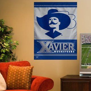  Xavier Musketeers 27 x 37 Vertical Banner Flag: Office Products