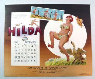 Vintage 1993 Duane Bryers Hilda 13 Month Large Format Calendar Free